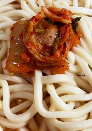 うどんでズボラ冷麺-レシピのメイン写真