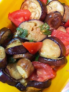 茄子、トマト、大葉 簡単マリネ-レシピのメイン写真