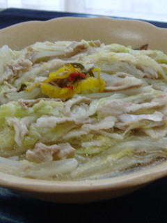 白菜と豚肉の重ね煮(覚え書)-レシピのメイン写真