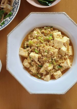 鶏ひき肉で作る和風マーボー豆腐-レシピのメイン写真