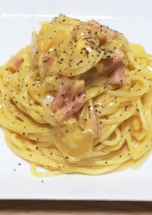家にあるもので作るカルボナーラもどき-レシピのメイン写真