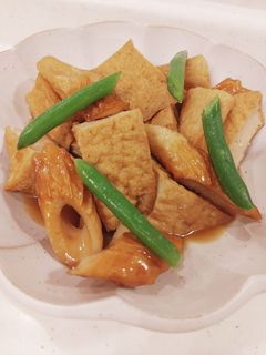 工程ふたつ♪厚揚げと竹輪の簡単煮物☆-レシピのメイン写真