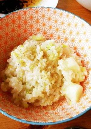 白アスパラとパルメザンチーズでリゾット☆-レシピのメイン写真