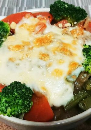 超簡単！肉じゃがカレーチーズ焼き！！-レシピのメイン写真