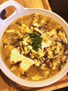簡単☆もずくスープで豆腐卵とじ-レシピのメイン写真