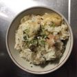 鮭缶使った炊き込みご飯
