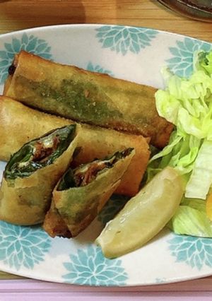 ☆いわしの蒲焼き缶で簡単春巻き-レシピのメイン写真