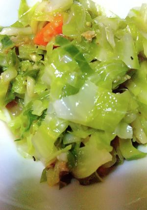 キャベツ外葉のカレー煮込み-レシピのメイン写真
