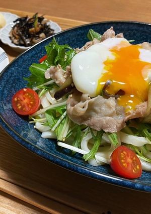 冷しゃぶうどん-レシピのメイン写真