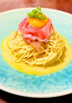 生ハムの冷製ジェノベーゼパスタ-レシピのメイン写真