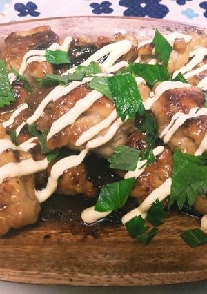 照り焼きチキンマヨしそレモン(*^^*)-レシピのメイン写真