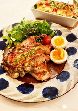 チキンのハーブ焼き-レシピのメイン写真