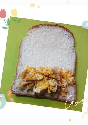 息子の軽食ハムエッグロールサンド14-レシピのメイン写真