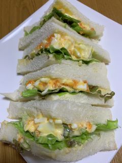 #卵サンド#朝食#ランチ#サンドイッチ-レシピのメイン写真