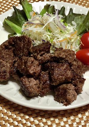 なんちゃってサイコロステーキ-レシピのメイン写真