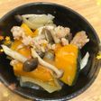 簡単きのことカボチャで作る☆肉じゃが風🌟