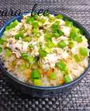 ピリ辛高菜ツナマヨ乗っけさくらごはん