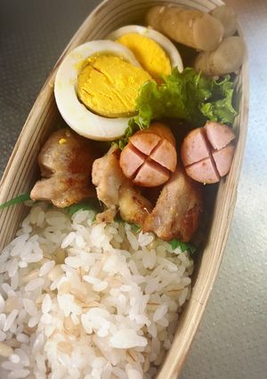 煮卵弁当-レシピのメイン写真