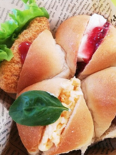 お弁当に!ライ麦ちぎりパンのサンドイッチ-レシピのメイン写真