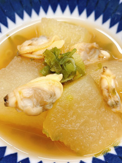 【病院】あさりと冬瓜煮【朝食】-レシピのメイン写真
