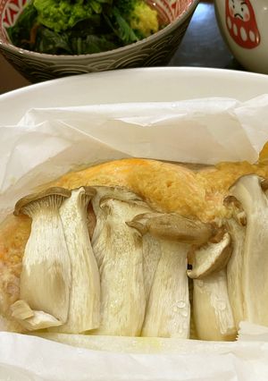 鮭とエリンギの味噌バターホイル焼き-レシピのメイン写真
