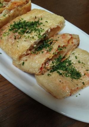 油揚げのキムチはさみ焼-レシピのメイン写真