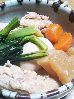 人参と大根と鶏肉の酢醤油煮-レシピのメイン写真
