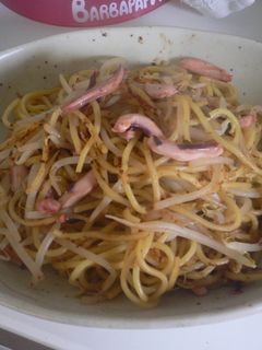 フライパン1つで塩辛焼きそば-レシピのメイン写真