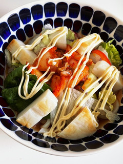 笹かまキムチサラダうどん-レシピのメイン写真