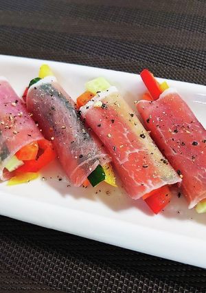 生ハムの野菜巻き-レシピのメイン写真