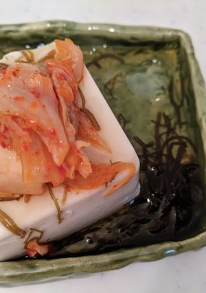 冷奴　キムチもずくのっけ〜-レシピのメイン写真