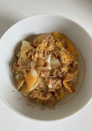 タンパク質！ツナ缶と玉ねぎの親子丼風-レシピのメイン写真