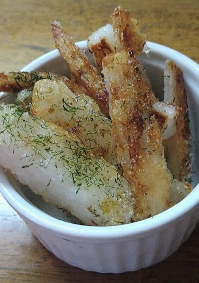 【簡単ﾀﾞｲｴｯﾄ】焼き揚げ長芋ポテト　-レシピのメイン写真