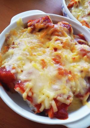 超簡単！食パンのミートグラタン-レシピのメイン写真