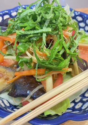 揚げナスとトマトのサラダ〜きのう何#23-レシピのメイン写真