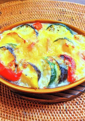 夏野菜のカルボナーラグラタン-レシピのメイン写真