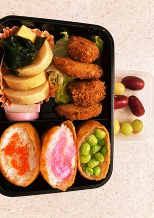いなり寿司弁当　高校男子-レシピのメイン写真