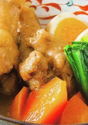 手羽先と卵のコク旨煮-レシピのメイン写真