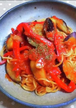 夏野菜のトマトスパゲッティ-レシピのメイン写真