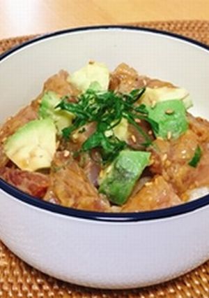 ねりごまのポキ丼-レシピのメイン写真