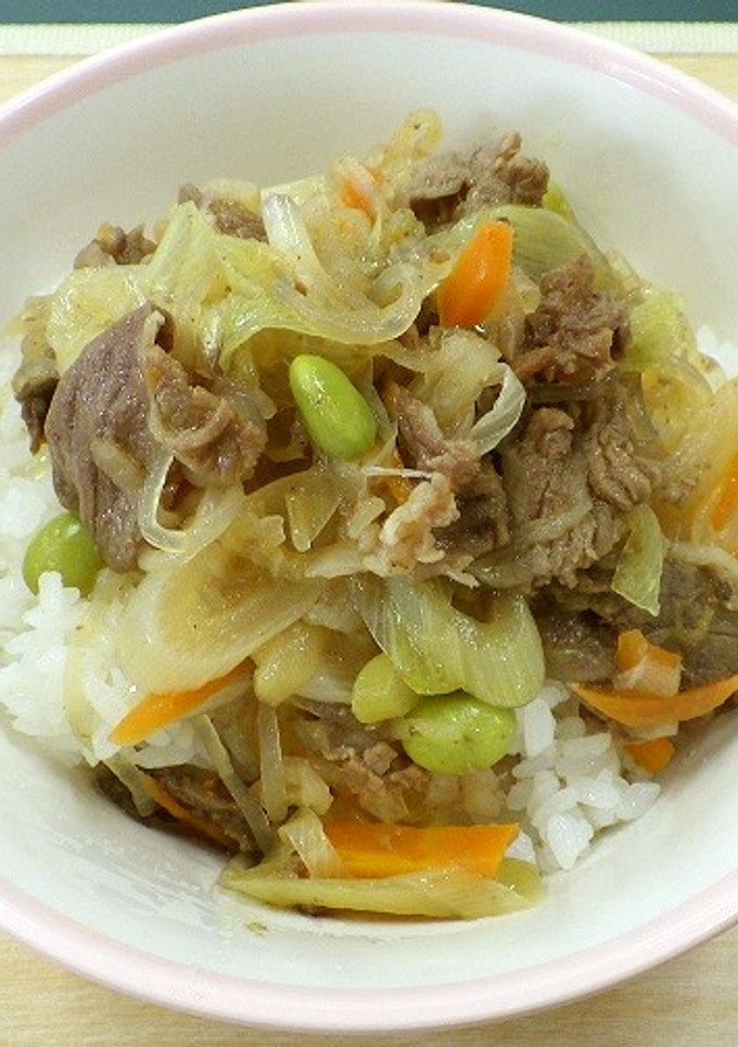 牛丼　★宇都宮学校給食-レシピのメイン写真