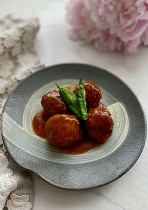 甘酢あんでさっぱり肉団子-レシピのメイン写真