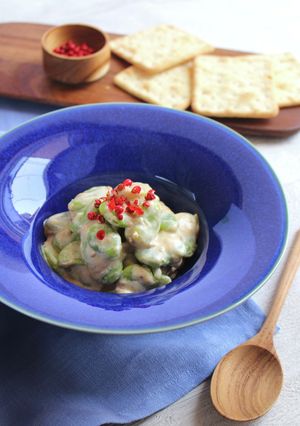 そら豆のごま味噌クリームチーズ和え-レシピのメイン写真