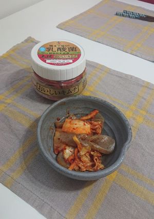 キムチとこんにゃく炒め-レシピのメイン写真