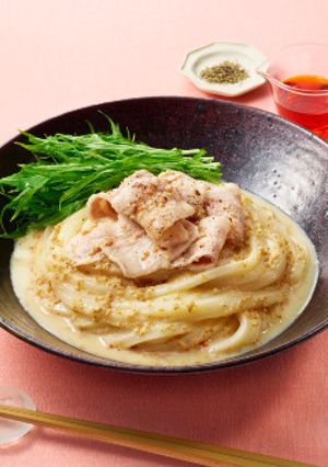 ぶっかけ冷しゃぶ豆乳うどん-レシピのメイン写真