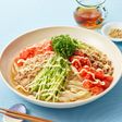 トマトとツナの冷やし中華風うどん