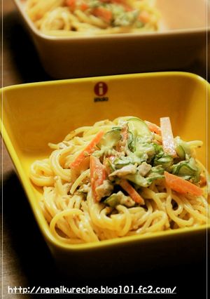 ごまマヨ風味のサラダスパゲティ-レシピのメイン写真