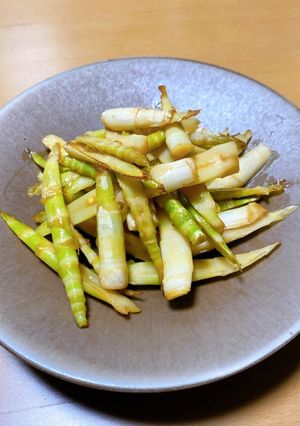たけのこバターしょう油風 姫たけ-レシピのメイン写真