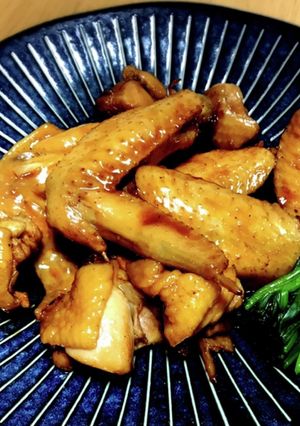 超簡単！手羽先やわらか照り煮（コーラ煮）-レシピのメイン写真