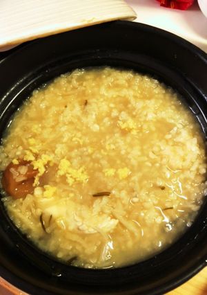 鳥ささみの梅昆布がゆ-レシピのメイン写真